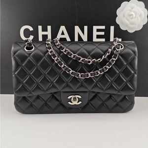 Chanel Quilted Black Leather Shoulder Bag